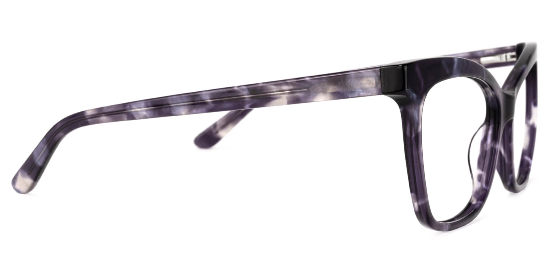 Richardson Cateye Gray Glasses | Zeelool Glasses4