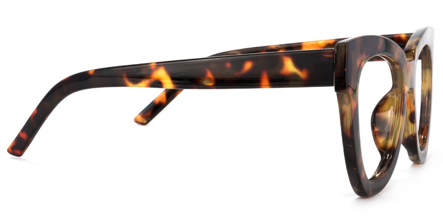 Hassan Cateye Tortoise Glasses | Zeelool Glasses3