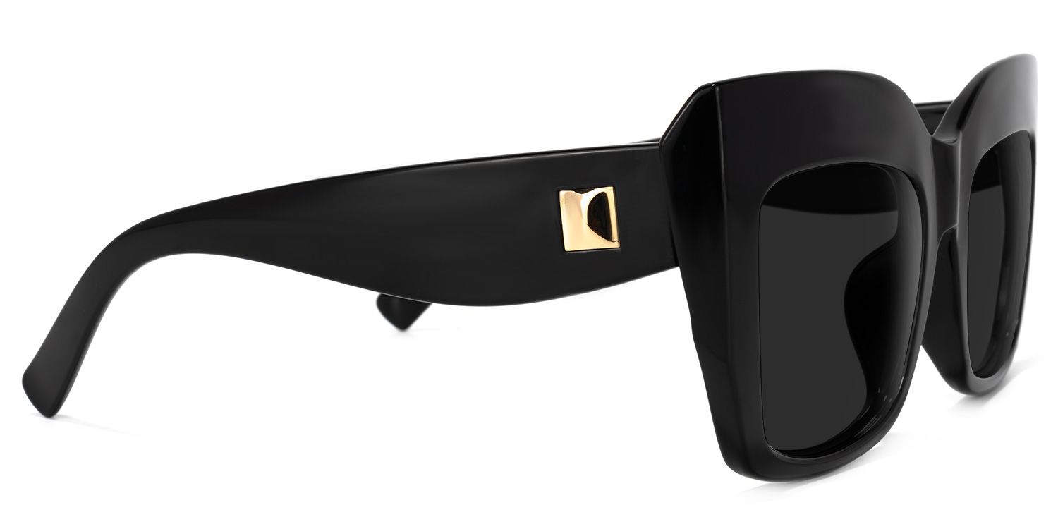 Alberta Black Square Sunglasses to Frame Your Face | ZEELOOL2
