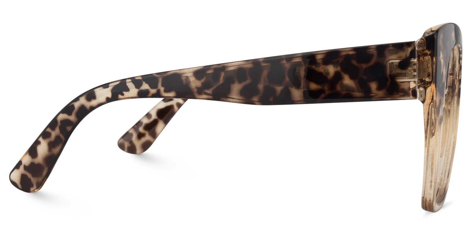 Denis Cat Eye Light Tortoise Glasses2