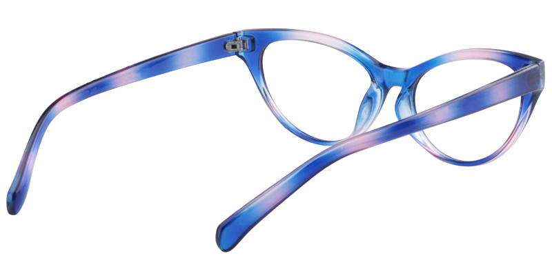 Cateye Blue Reading Glasses | Zeelool Reading Glasses5