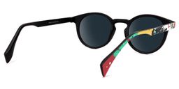 Street-Artist Round Colorful Sunglasses3