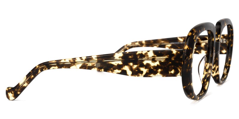 Mackenzie Geometric Dark-Tortoise Glasses | Zeelool Glasses3