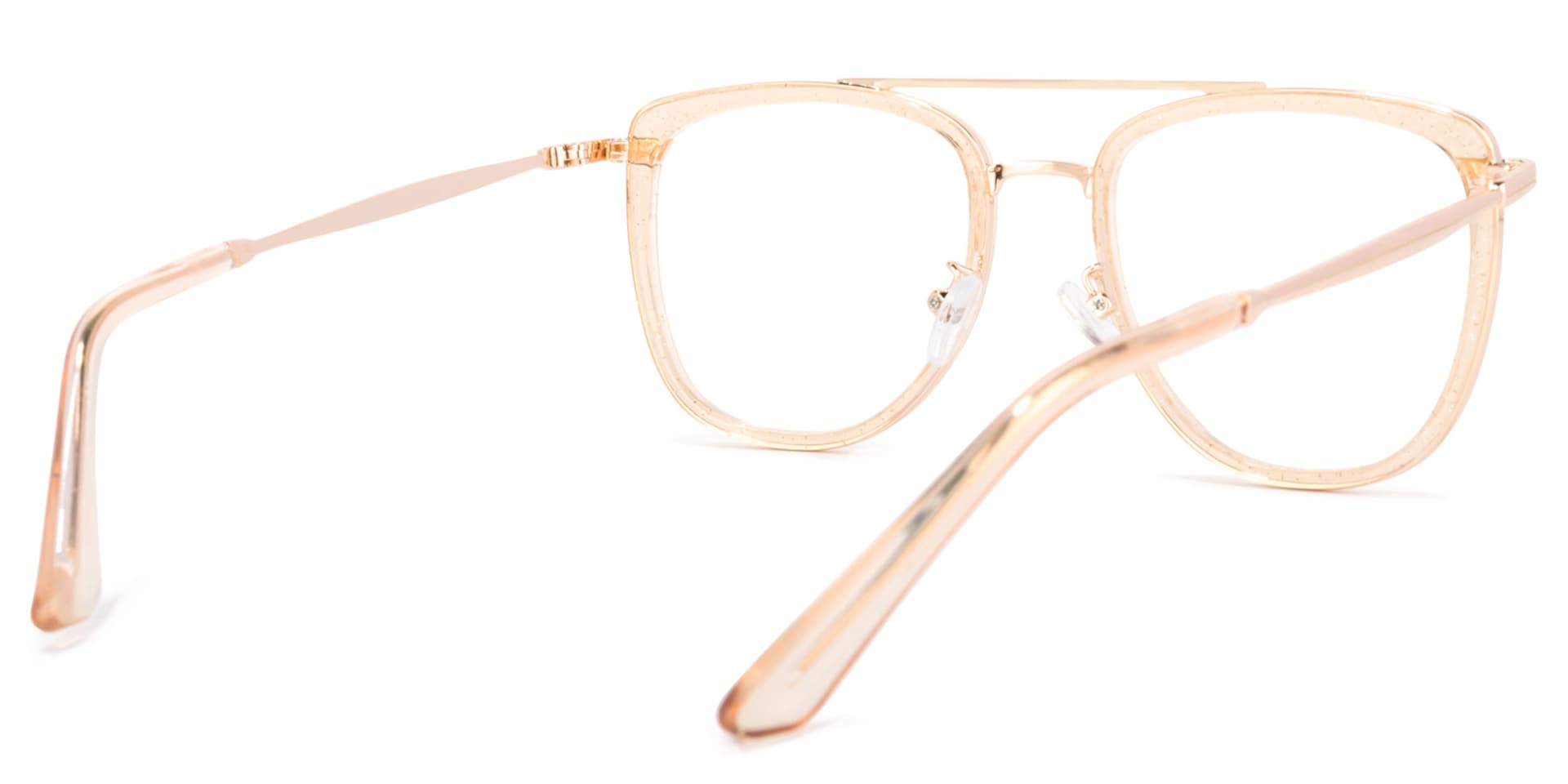 Sanders Aviator Champagne Glasses | Zeelool Glasses4