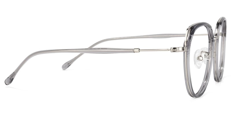 Ofelia Cateye Gray Glasses | Zeelool Glasses3