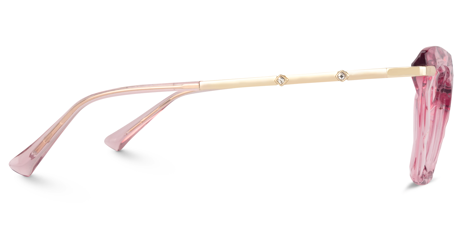 Juliet Cateye Pink Glasses | Zeelool Glasses3