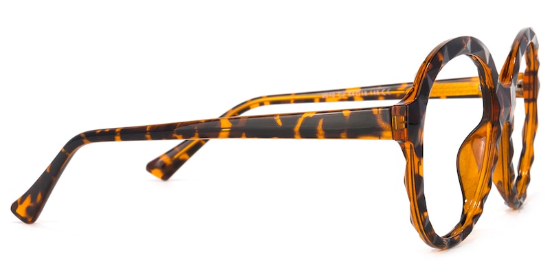 Lila Round Tortoise Glasses | Zeelool Glasses3