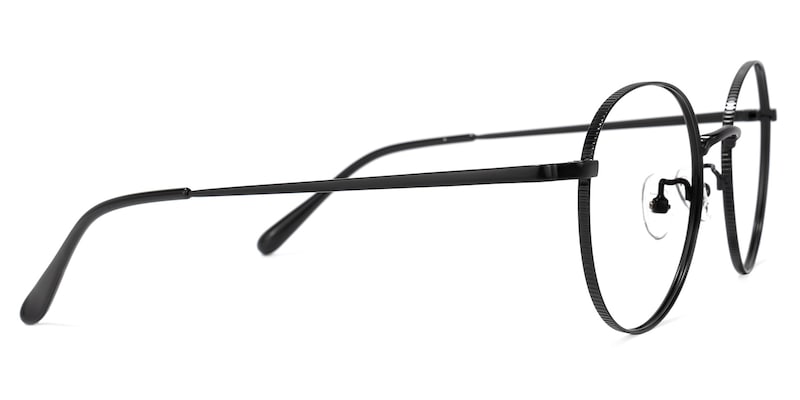 Ringstaff Round Black Glasses | Zeelool Glasses3
