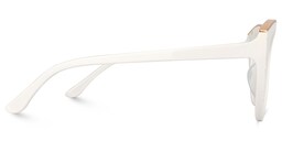 Carol Cateye White Glasses3