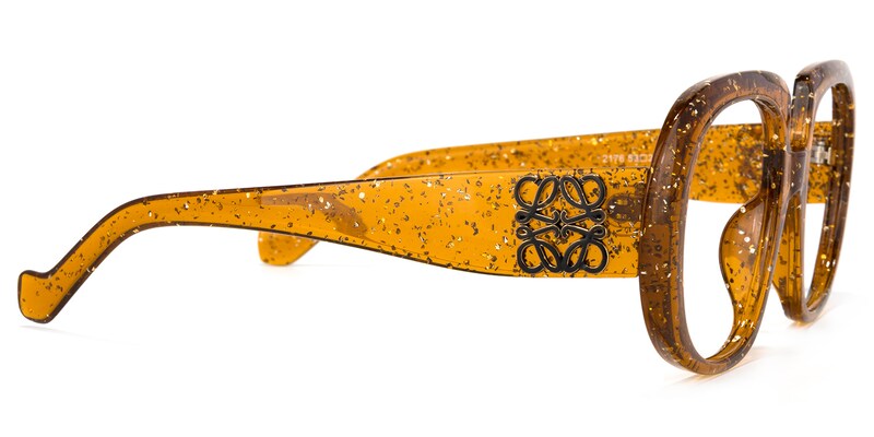 Mackenzie Geometric Earthy-Yellow Glasses | Zeelool Glasses3