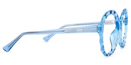 Lila Round Light-Blue Glasses3