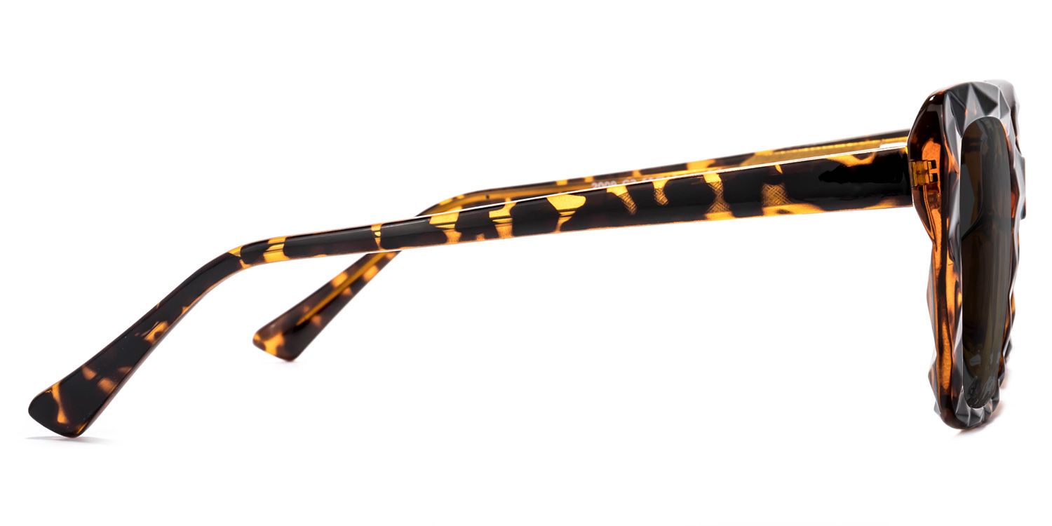 Edna Cateye Yellow-Tortoise Sunglasses | Zeelool Glasses2