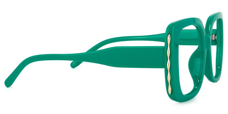 Seth Square Green Glasses | Zeelool Glasses3