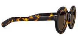 Calhoun Yellow-Tortoise Round Sunglasses3