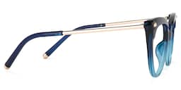 Alivia Cat Eye Blue Glasses3