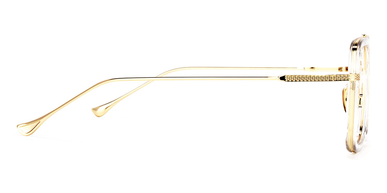 Gifford Aviator Clear Frame Glasses | Zeelool Optical5