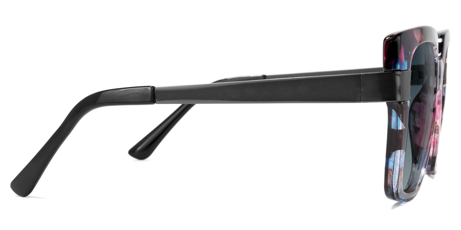 Reeves Square Floral Sunglasses | Zeelool Glasses4