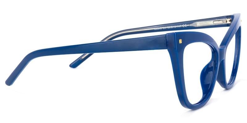 Niamh Cateye Blue Glasses | Zeelool Glasses3