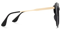 Demetrius Cat Eye Black Glasses3
