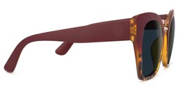 Denis Cat Eye Red Sunglasses2