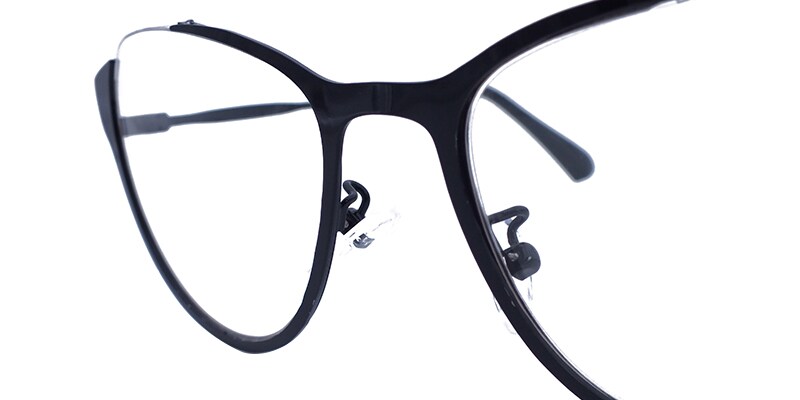 Chamberlain Cateye Black Glasses | Zeelool Glasses3