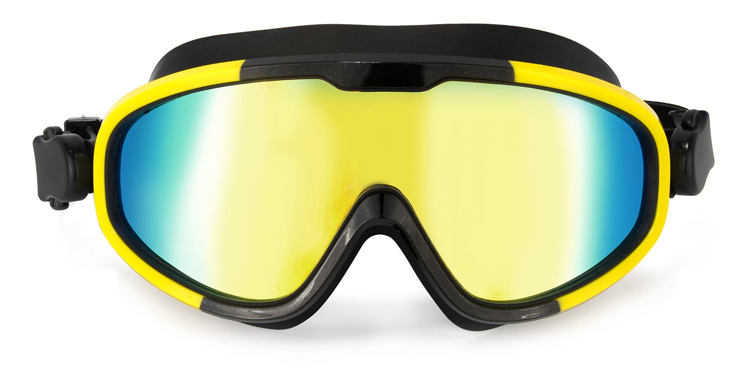 Elaine Yellow Anti-frog Swimming Goggles | Zeelool Glasses5