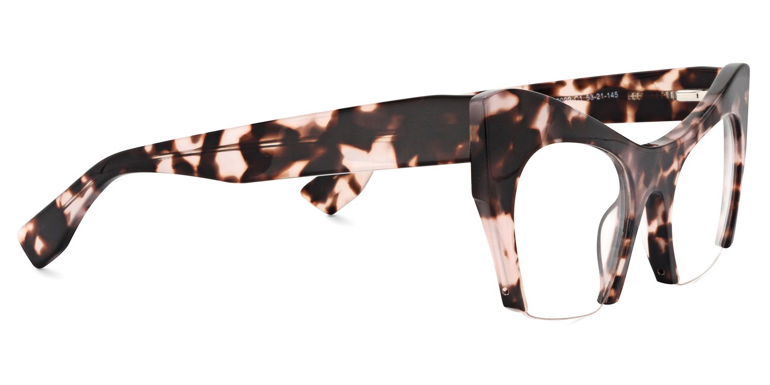 Kyle Cat Eye Light-Tortoise Glasses | Zeelool Glasses4