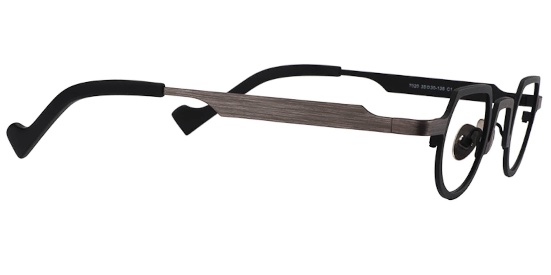 Timothy Round Black Glasses | Zeelool Glasses4