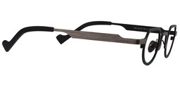 Timothy Round Black Glasses4