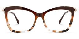 Russell Cateye Brown Glasses0