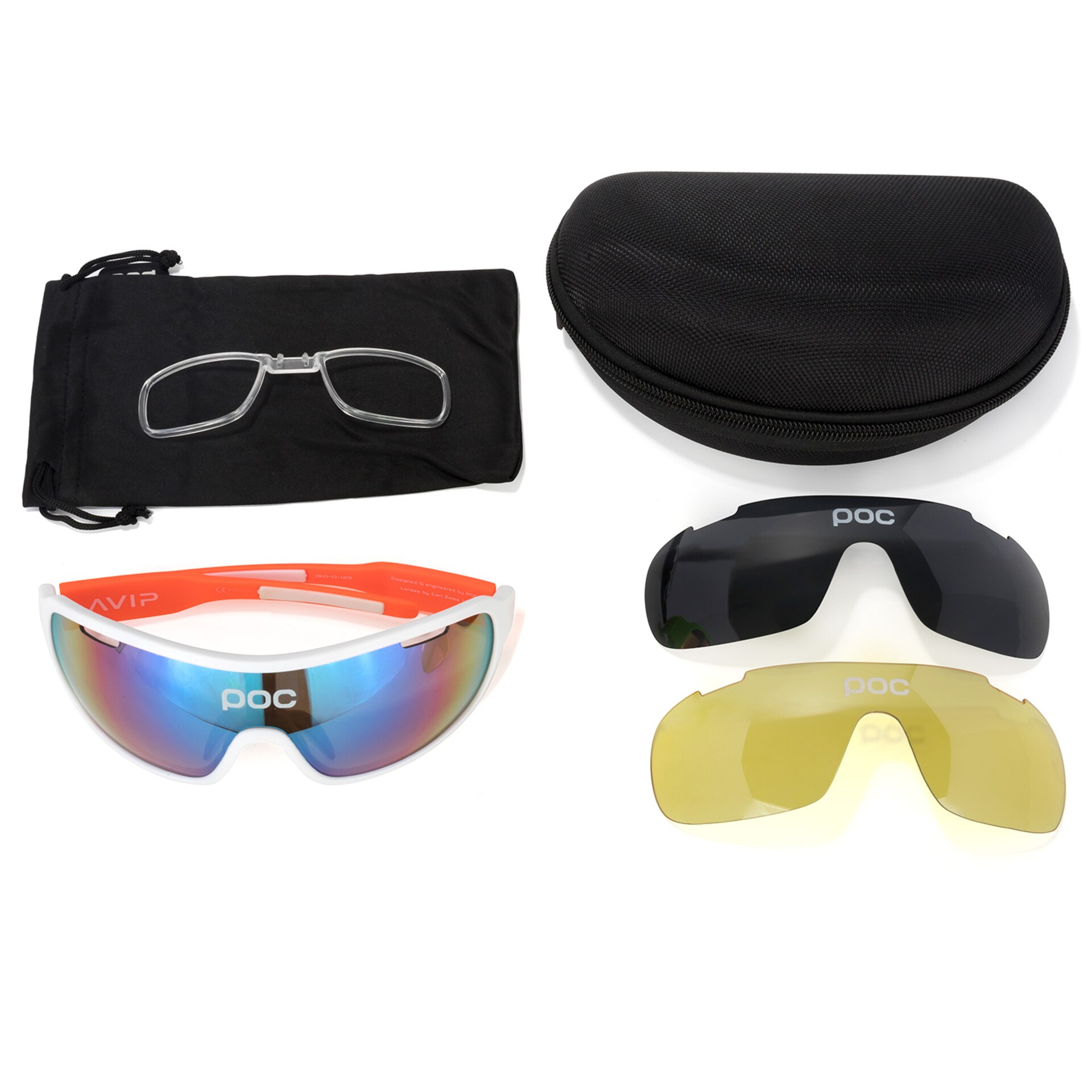 Wentworth White Polarized Angling & Cycling Goggles | Zeelool Glasses5