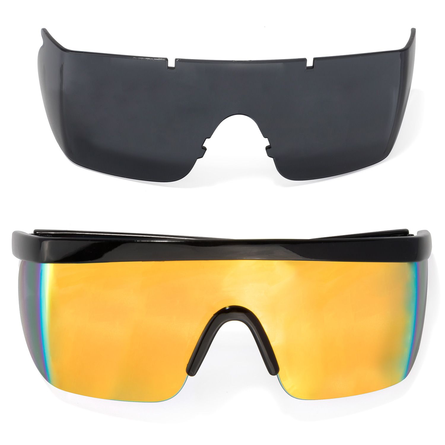 Elise Fishing & Cycling Black Frame Goggles | Zeelool Glasses5