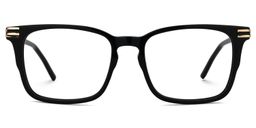 Kornelia Square Black Glasses0