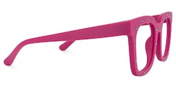 Eussub Square Bright-Pink Glasses2