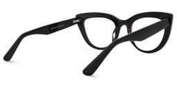 Makie Cateye Blue-Floral Glasses3