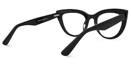 Makie Cateye Blue-Floral Glasses3