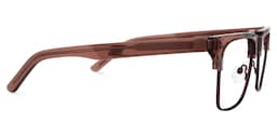 Mienzer Browline Brown Glasses2