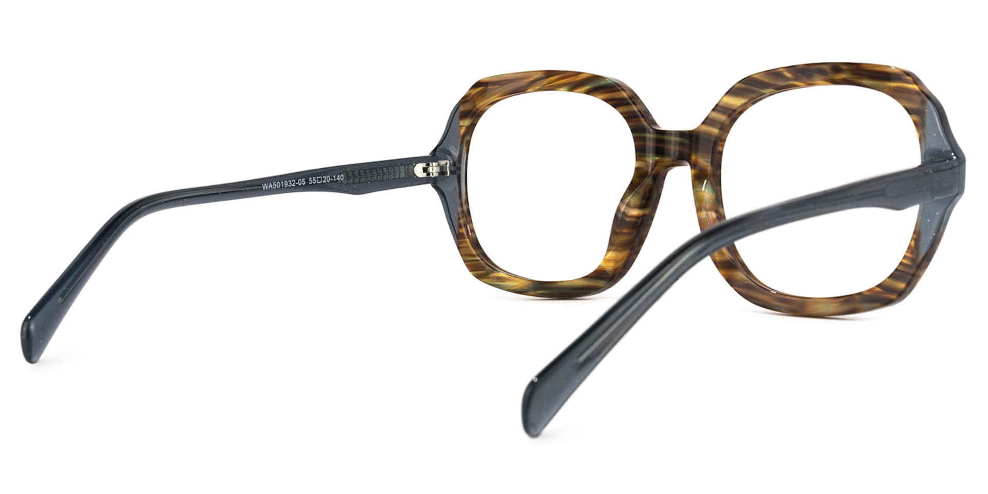 Raquell Square Brown Glasses | Zeelool Glasses3