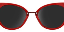 Jacqueline Cat Eye Red Sunglasses4