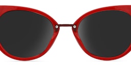 Jacqueline Cat Eye Red Sunglasses4