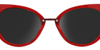 Jacqueline Cat Eye Red Sunglasses4