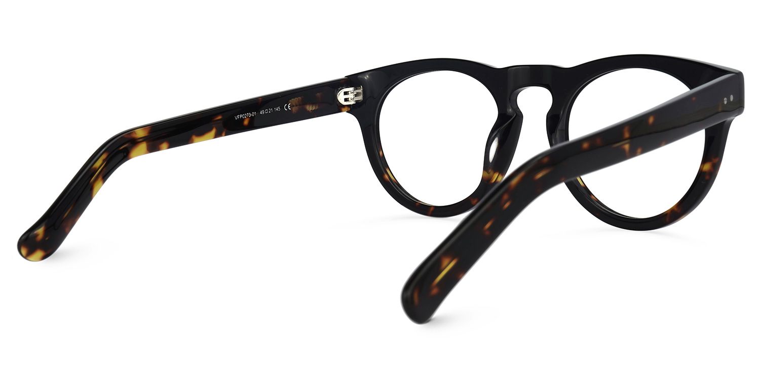 Round Tortoise Glasses | Zeelool Eyeglasses Online3