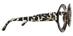 Franca Round Dark-Tortoise Glasses2