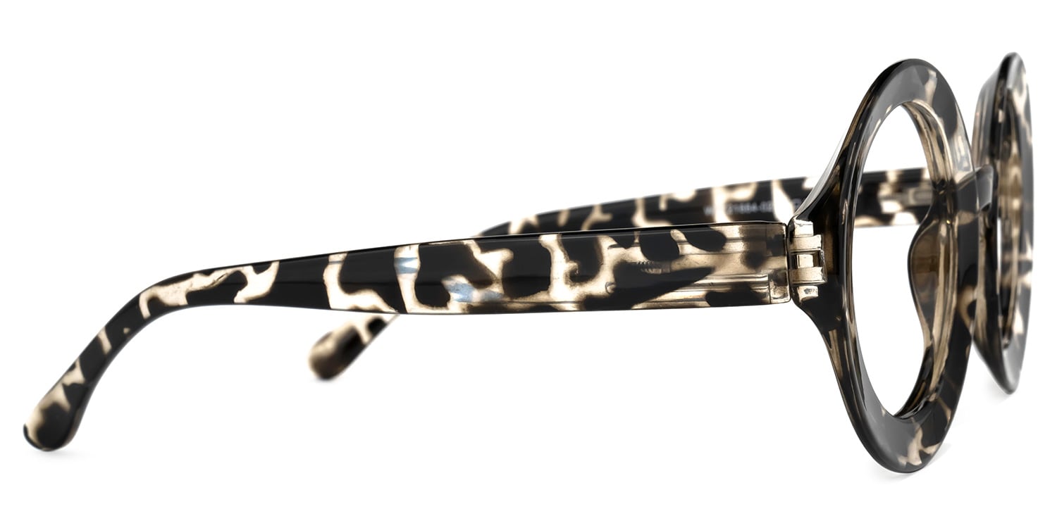 Franca Round Dark-Tortoise Glasses2