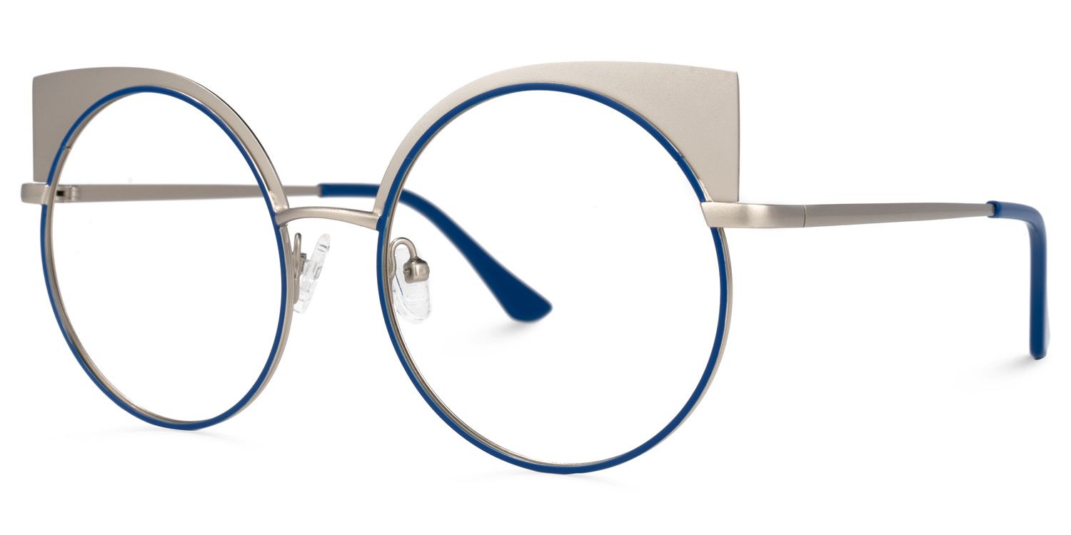 Arnisha Cateye Blue Glasses | Zeelool Glasses1