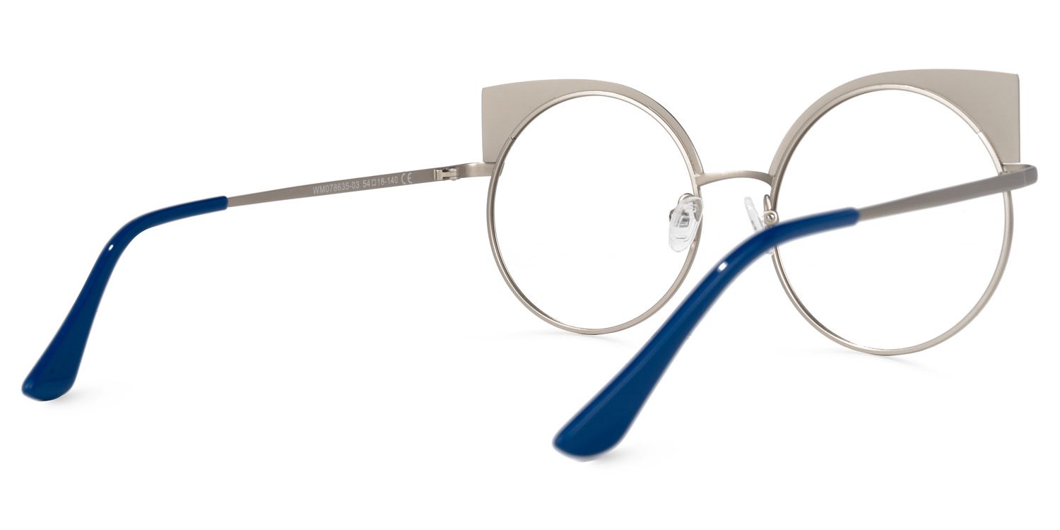 Arnisha Cateye Blue Glasses | Zeelool Glasses3