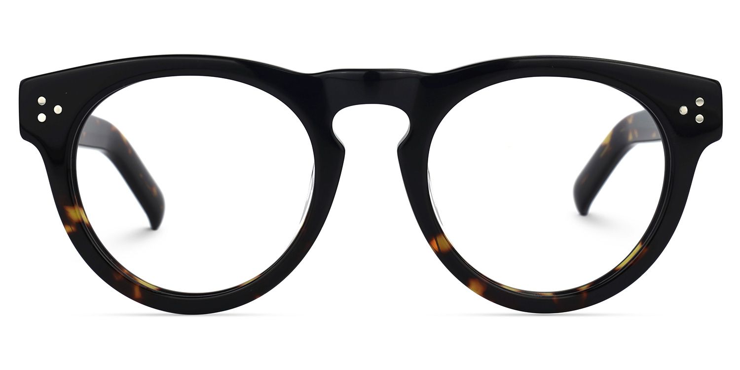 Round Tortoise Glasses | Zeelool Eyeglasses Online0