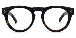 Malloy Round Tortoise Glasses0