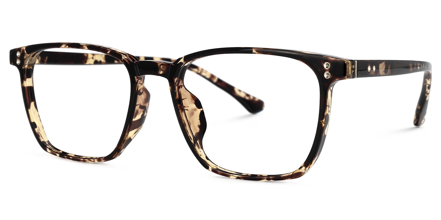Martinez Square Tortoise Glasses | Zeelool Glasses