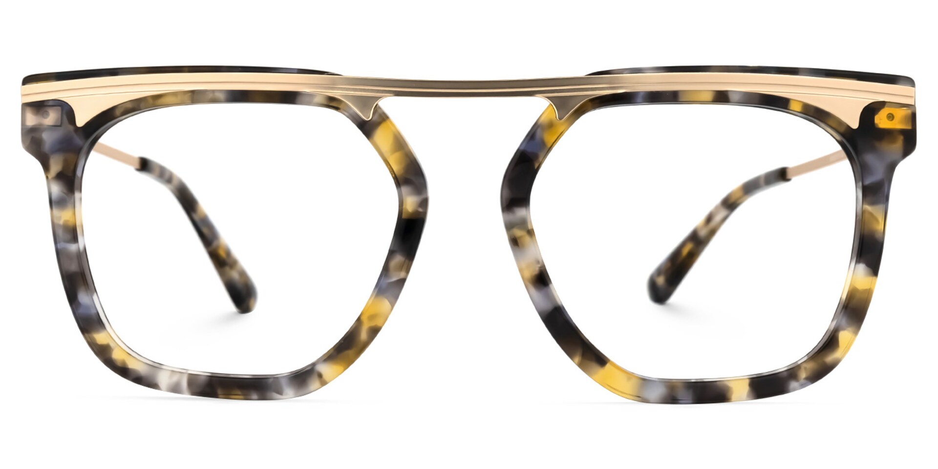 Josefina Square Gray-Tortoise Glasses | Zeelool Glasses0